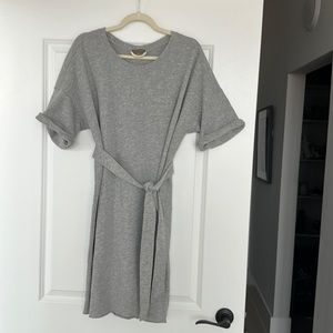Lila P gray sweatshirt dress, super soft L